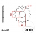 Pinhão dianteiro JTF1439.13 (passo 520) - Suzuki LT-F 160 ('97-'04) - JM