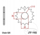 Pinion fata JTF1183.17  (pas 525) - Triumph Scrambler 865 EFI / Speedmaster 800 / 865 / 865 EFI / Thruxton 900 / 900 EFI - JM