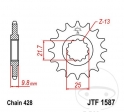 Pinion fata JTF1587.20 (pas 428) - Yamaha FZR 400 RR  ('90-'92) /  RRSP ('92-'94) / SR 400 ('14-'16) - JM