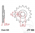 Pinion fata JTF506.14 (pas 525) - Kawasaki KH 250 B ('76-'80) - JM