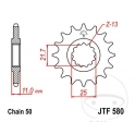 Pinion fata JTF580.15 (pas 530) - Yamaha YZF 750 R / YZF 750 SP / YZF-R6 600 / YZF-R6 600 H / YZF-R6 600 N - JM