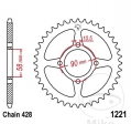 Pinion spate JTR1221.42 (pas 428) - Honda CB 125 F / CBR 125 R - R 80 Km/h - RS Repsol - RS Repsol 80 Km/h - RT - RW - JM