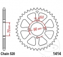 Pinion spate JTR1414.41 (pas 520) - Kawasaki KEF 300 B Lakota Sport ('01-'03) / KFX 250 A Mojave KSF ('00-'04) - JM