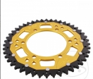 Pinion spate ZF Dual - 47 dinti (pas 520) - Kawasaki EL 250 B / EL 250 D / EL 250 E / EL 252 F / ER 500 A Twister -JM