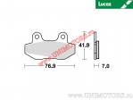 Placute frana fata - MCB525 organice - Lucas TRW