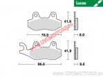 Plaquettes de frein arrière - MCB582RSI frittées RSI - Lucas TRW