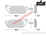 Plaquettes de frein arrière - SBS 862HF (céramique) - (SBS)