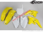 Plastic kit (wit / geel) - Suzuki RM-Z 250 4T ('07-'08) - UFO