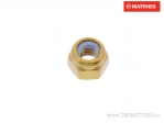 Porca de bloqueio Pro Bolt M4 x 0,70 mm alumínio dourado - JM