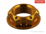 Porca do cilindro Pro Bolt M24 x 1.50 mm alumínio dourado - Honda CB 650 / CB 750 F / Kawasaki KLV 1000 A / Suzuki DR 650 SE - 