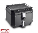 Porte-bagages (topcase) - 42 litres - couleur noir mat - Modèle Monokey Trekker Outback Black - Givi