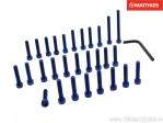 Pro Bolt Aluminum Blue Engine Screw Set - Kawasaki Z 800 A ('13-'15) / Z 800 B ABS ('13-'17) - JMT