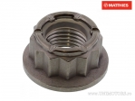 Pro Bolt M10 x 1.00 mm BI-HEX Self-Locking Nut - Titanium Gray - Ducati 1098 1098 Biposto/Monoposto / 1098 1198 R - JM