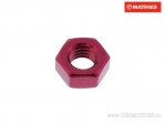 Pro Bolt M6 x 1.00 mm Rote Aluminiummutter - JM