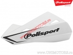 Protèges-mains Qwest (blancs - fixation en aluminium) - Polisport