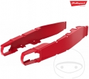 Proteção de basculante conjunto vermelho Polisport - Honda CRF 450 R ('19-'20) / Honda CRF 450 RX ('19-'20) - JM