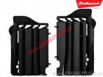 Protecciones de radiador negras Honda CRF 450 R ('15-'17) - Polisport