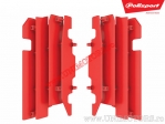 Protectores de radiador rojos Honda CR 125 R / CR 250 R ('04-'07) - Polisport