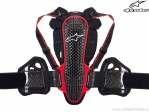 Protezione posteriore per moto da strada Nucleon KR-3 (nero/rosso) - Alpinestars