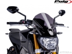 Puig New Generation touring windscherm in donkergrijs voor naked motorfiets - Yamaha MT-09 850 ('13-'16) / MT-09 850 A ABS ('13-