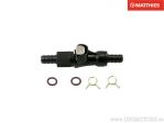 Quick coupling for 6mm fuel hose with quick release button - JM