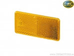 Réflecteur (oeil de chat) rectangle 94 x 44 x 6,5 mm jaune - Hella