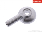 Raccord de tuyau d'essence pour carburateur Dellorto 7,5mm, couleur argent métallique - JM