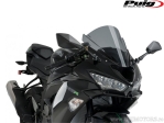 Racing Puig sötétszürke szélvédő - Kawasaki ZX-6R 636 G Ninja ABS ('19) / ZX-6R 636 G Ninja KRT ABS ('19) - Puig