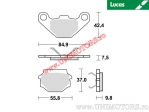 Rear brake pads - MCB667 organic - Lucas TRW