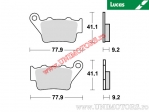 Rear brake pads - MCB672 organic - Lucas TRW