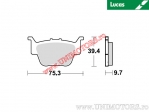 Rear brake pads - MCB769SI sintered SI - Lucas TRW