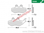 Rear brake pads - MCB796 organic - Lucas TRW