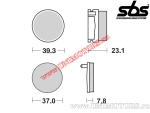 Rear brake pads - SBS 637SI (metal / sintered) - (SBS)