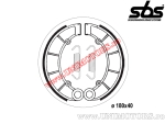 Rear brake shoes - 180x40mm SBS 2027 - (SBS)