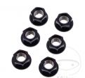 Rear pinion nuts set 6 pcs 8 x 1.25 mm JMP - Honda VFR-RVF 750 R / VFR 800 / VTR 250 / XL 250-350-500-60 / XLR 125 - JM