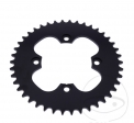 Rear sprocket Esjot black - 38 teeth (pitch 520) - CAN-AM DS 450 - X International - X-mx - X-mx International - X-xc - JM