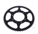 Rear sprocket Esjot black - 71 teeth (pitch 420) - Aprilia RX 50 / SX 50 SM / Derbi Senda 50 R X-Race - X-Treme / 50 SM DRD - JM