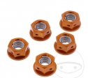 Rear sprocket nuts set 5 pcs 10 x 1.25 mm JMP - Honda VT 600 / XBR 500 / XL 200 / KLV 1000 / ZZR 1400 /  Kymco Venox 250 - JM