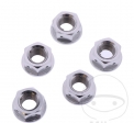 Rear sprocket nuts set 5 pcs 10 x 1.25 mm JMP -  Suzuki GSR 750 / GSX 1300-250-600-650 /  Daelim VL 125 Fi / 748 748 S - JM