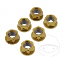 Rear sprocket nuts set 6 pcs 10 x 1.25 mm JMP - Honda CRF 250 / FMX 650 / FX 650 / NX 650 / SLR 650 / VFR 800 / VTR 1000 - JM