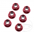 Rear sprocket nuts set 6 pcs 8 x 1.25 mm JMP - Husqvarna SM 510-530-570-610 / SMR 125-449-511 / SMS 125-630 / SMS4 125 - JM