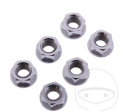 Rear sprocket nuts set 6 pieces 10 x 1.25 mm JMP - Kawasaki GPZ 500-900 / KLE 300-650 / Ninja 250-300-400-650 / K KRT - JM