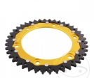 Rear Sprocket ZF Dual - 45 teeth (pitch 520) - Triumph Bonneville 900 EFI T100 ABS / Daytona 675 R ABS / 900 EFI T100 Black - JM