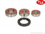 Rear Wheel Bearings and Seals Kit - Kawasaki EL 250 Eliminator / EL 252 Eliminator / ER 500 Twister / ZR 550 - TourMax