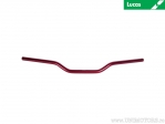 Red Aluminum Superbike Handlebar with 22mm diameter and 750mm length - Lucas TRW