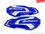 Replacement blue and white plastic set for MX Flow hand guards - Polisport