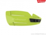 Replacement fluorescent yellow plastic set for Hammer hand guards - Polisport