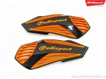 Replacement plastic set black orange hand guards MX Air - Polisport