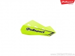 Replacement plastic set fluorescent yellow hand guards Qwest - Polisport