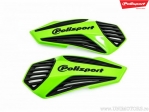 Replacement plastic set in green and black color for MX Air hand guards - Polisport